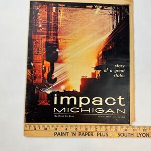 Impact Michigan The Detroit Free Press Magazine January 26 1963